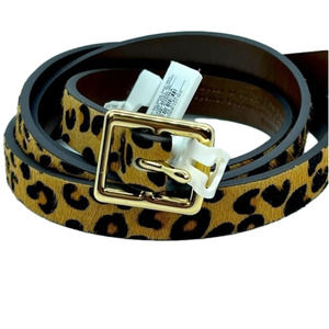 LEOPARD Belt Faux Fur NWT
